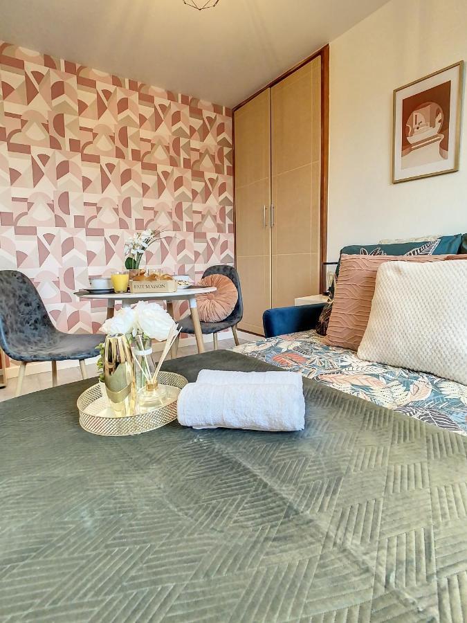 Joli Studio Meuble Tout Equipe Hyper Centre Wifi Apartment ทรัวส์ ภายนอก รูปภาพ